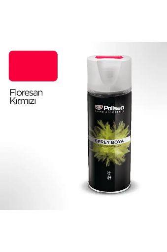 POL. SPREY BOYA  FLORASAN KIRMIZI resmi