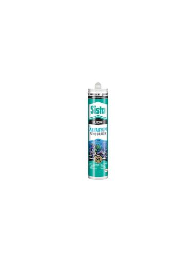 SİSTA SİLİKON 280 ML  AKVARYUM ŞEFFAF resmi