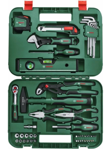 BOSCH EL ALETİ SETİ 52 PARÇA  ADVANCED 1600A02BY7 resmi