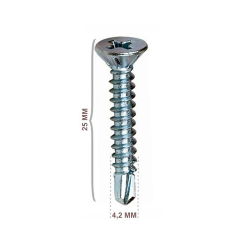 4,2*25 KUTU AKILLI VİDA (1500) resmi