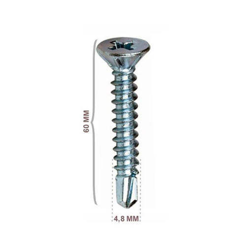 4,8*60 AKILLI VİDA resmi
