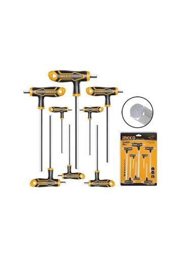 İNGCO 8 Lİ TORX ALLEN ANAHTAR SETİ resmi