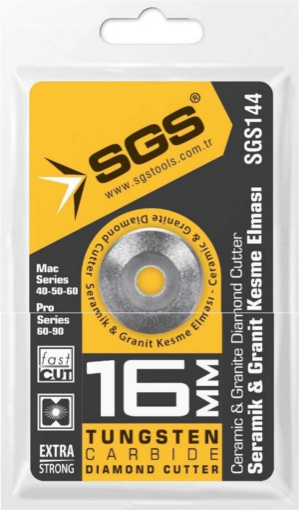 SGS SERAMİK KESME MAKİNASI ELMASI 16 MM resmi