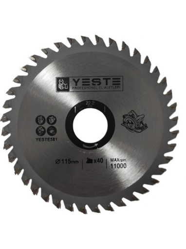 YESTE SUNTA TESTERE 115 MM resmi